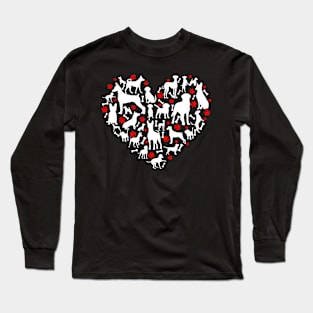 Dog Heart Long Sleeve T-Shirt